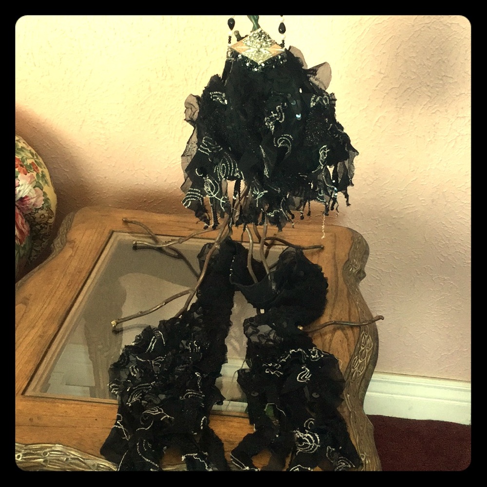 Mary Frances handbag and scarf